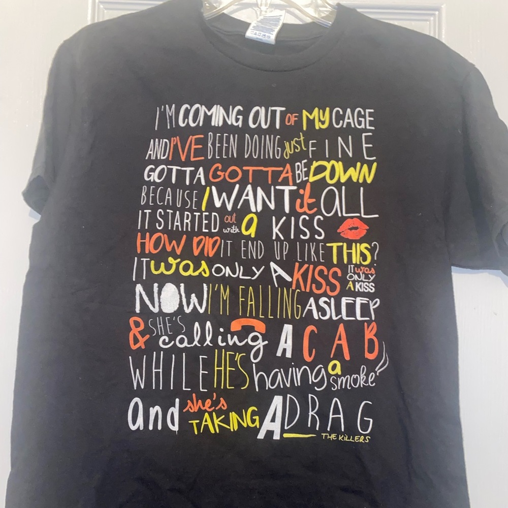 The Killers Mr. Brightside shirt medium